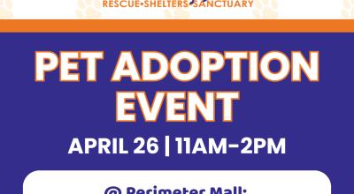 Dog Adoption Event at Perimeter Mall! (4/26)