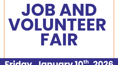 Job and Volunteer Event - Friday January 10th, 2026