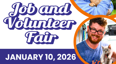 Job and Volunteer Event - Saturday January 10th, 2026