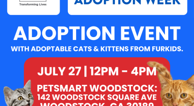 Petsmart Woodstock NAW Adoption Event with FKEC