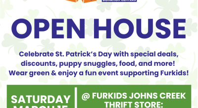 Furkids Open House at Johns Creek Thrift Store!