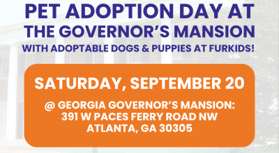 Pet Adoption Event at The Governor's Mansion Pet Adoption Event at The Governor's Mansion