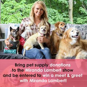 Miranda Lambert to Fill the Little Red Wagon in Donation Drive